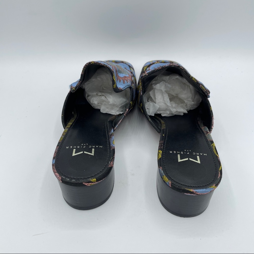MARC FISHER Lailey Brocade Block Heel Mules - Picture 5 of 5